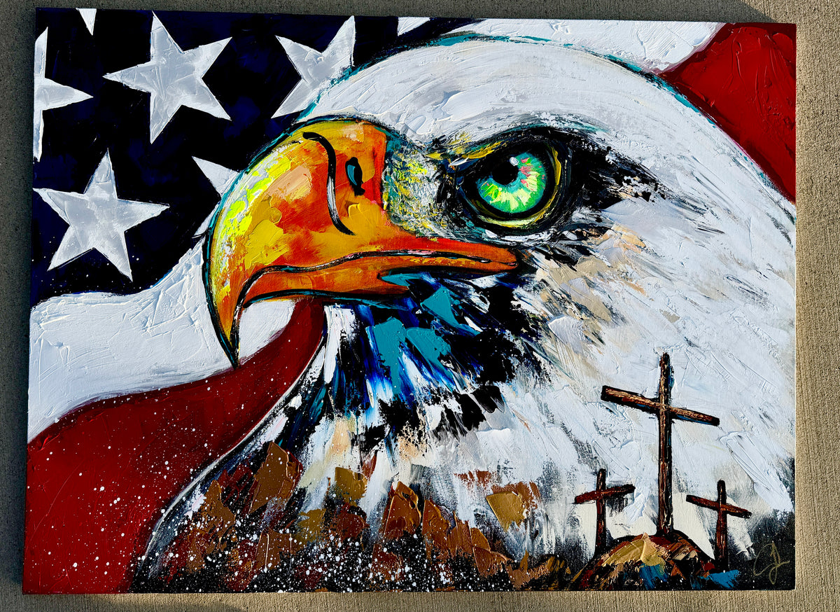 36x48 Original One Nation Under God