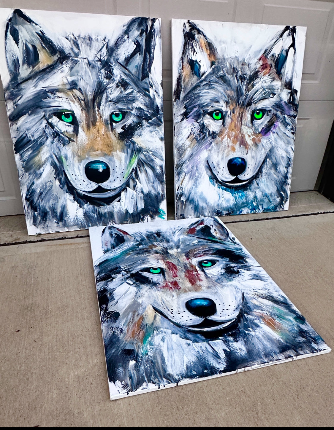 (Only 1 LEFT!!!) FREE GIANT WOLF PAINTING | Feed Your Wolf Pack| 56 Books + Bonus Painting