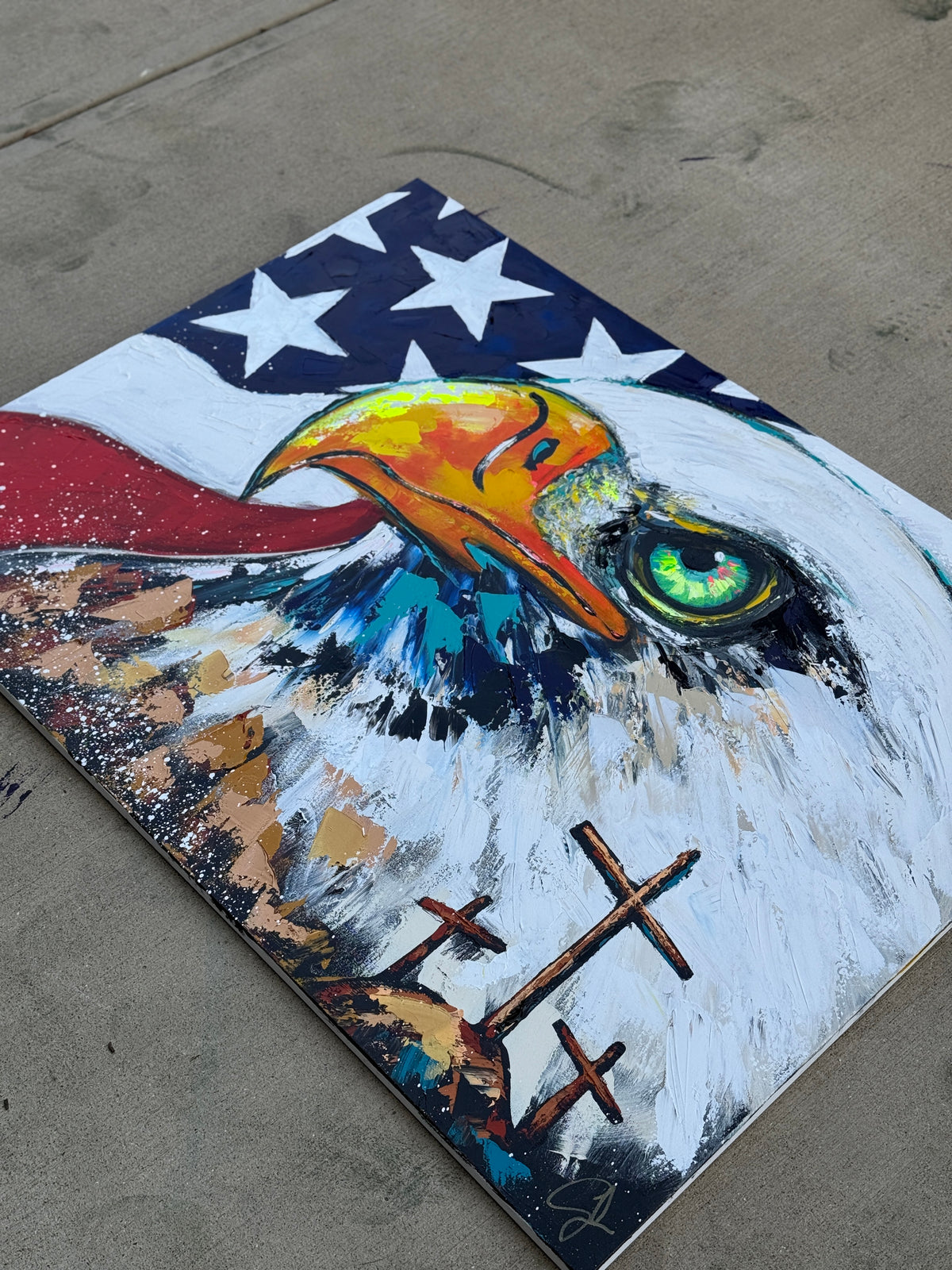 36x48 Original One Nation Under God