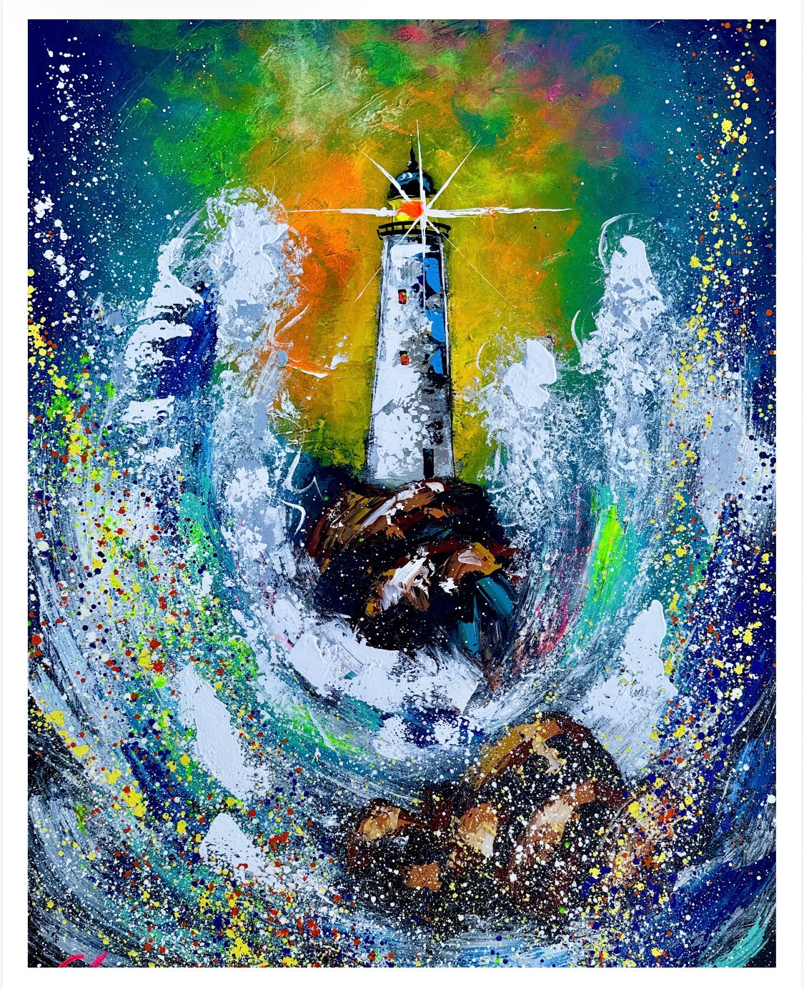 Limited Edition Lighthouse Print 16x20 by Sam
