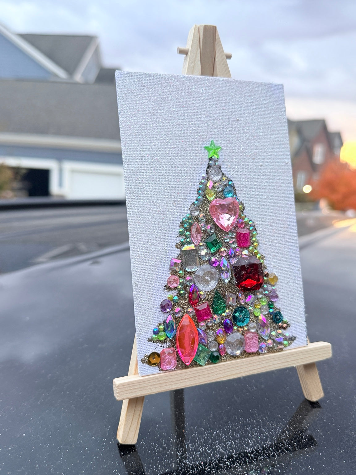 Heart of Christmas original art detail