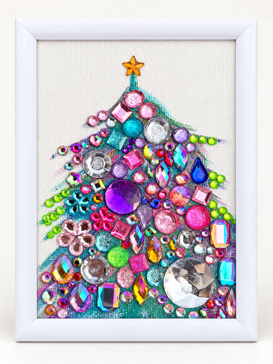 A Season of Joy gemstone tree by Sam Glenn, clean