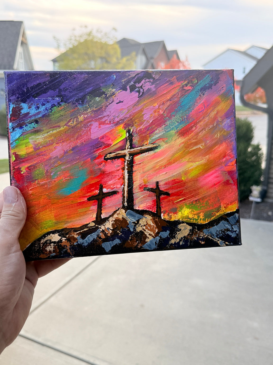 Actual original This Is Love painting by Sam Glenn