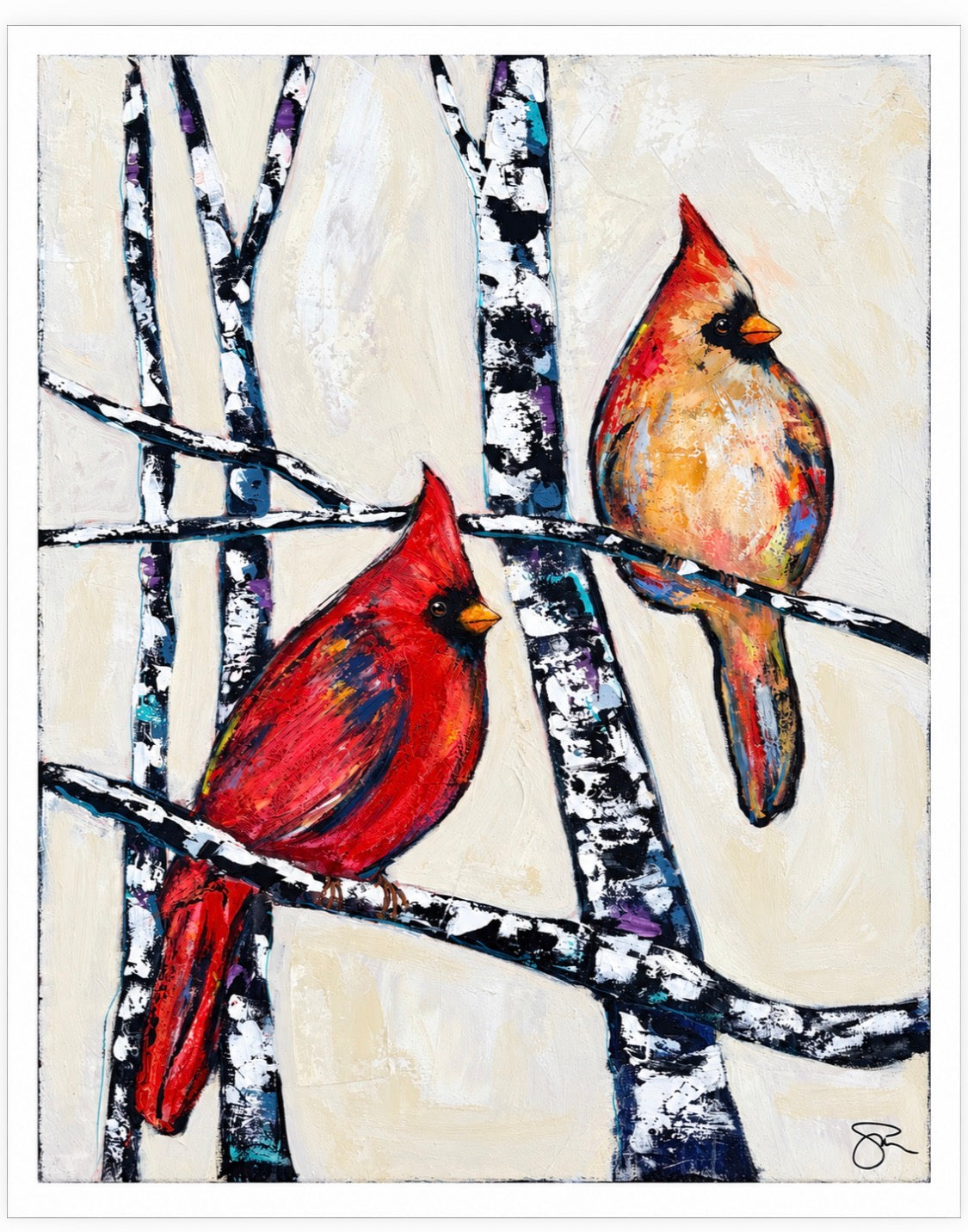 You Have Each Other cardinals artwork by Sam Glenn